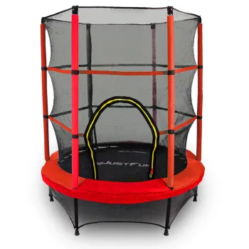 TRAMPOLINA do wewnątrz 140cm JUST FUN czerwona