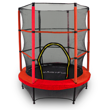 TRAMPOLINA do wewnątrz 140cm JUST FUN czerwona