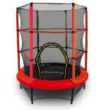 TRAMPOLINA do wewnątrz 140cm JUST FUN czerwona