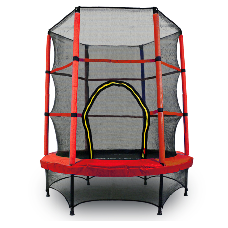 TRAMPOLINA do wewnątrz 140cm JUST FUN czerwona