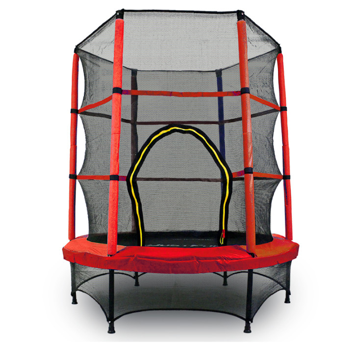 TRAMPOLINA do wewnątrz 140cm JUST FUN czerwona