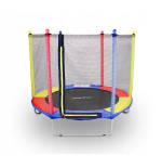 TRAMPOLINA REKREACYJNA DLA DZIECI 152 CM JUST FUN MULTICOLOR
