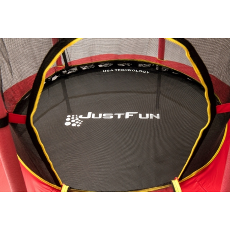 TRAMPOLINA do wewnątrz 140cm JUST FUN czerwona