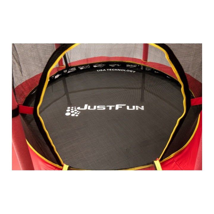 TRAMPOLINA do wewnątrz 140cm JUST FUN czerwona