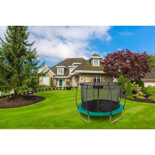 Trampolina 10 FT Just FunPremium Fiberglass BLUE
