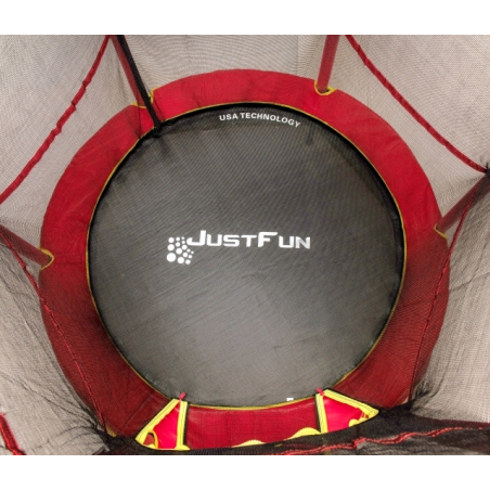 TRAMPOLINA do wewnątrz 140cm JUST FUN czerwona