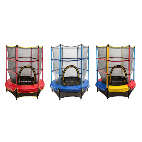 TRAMPOLINA do wewnątrz 140cm JUST FUN czerwona