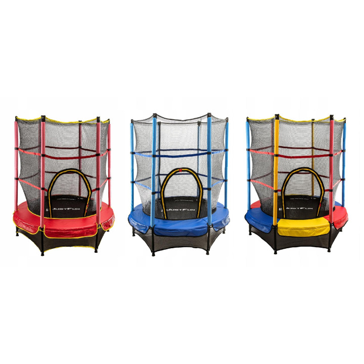TRAMPOLINA do wewnątrz 140cm JUST FUN czerwona