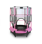 TRAMPOLINA do wewnątrz 140cm JUST FUN różowa
