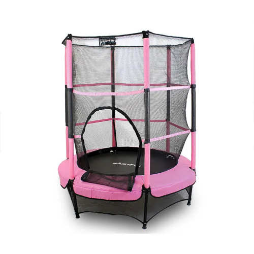 TRAMPOLINA do wewnątrz 140cm JUST FUN różowa