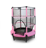 TRAMPOLINA do wewnątrz 140cm JUST FUN różowa