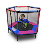 TRAMPOLINA KOJEC DO DOMU I OGRODU 140 PINK