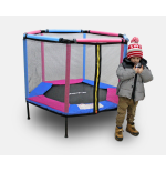 TRAMPOLINA KOJEC DO DOMU I OGRODU 140 PINK
