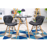 Stół okrągły JUST HOME skandynawski 60cm czarny