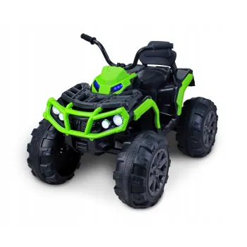 Quad Q2 Zielony na akumulator dla dzieci + MP3