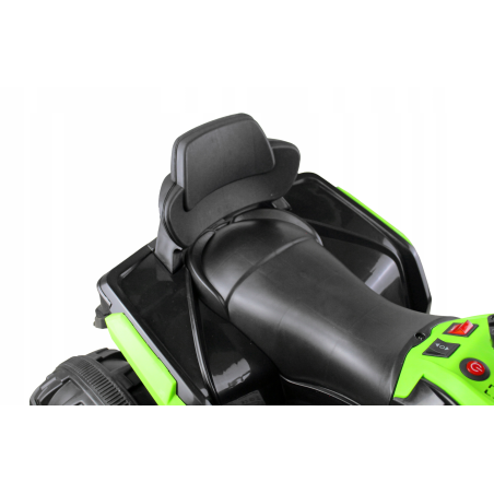 Quad Q2 Zielony na akumulator dla dzieci + MP3