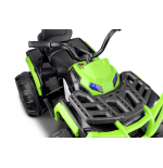 Quad Q2 Zielony na akumulator dla dzieci + MP3