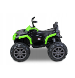 Quad Q2 Zielony na akumulator dla dzieci + MP3
