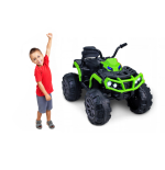Quad Q2 Zielony na akumulator dla dzieci + MP3