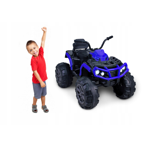 Quad Q2 Niebieski na akumulator dla dzieci + MP3