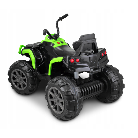 Quad Q2 Zielony na akumulator dla dzieci + MP3
