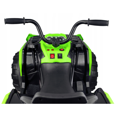 Quad Q2 Zielony na akumulator dla dzieci + MP3