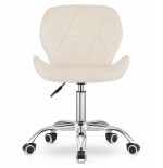 Krzesło obrotowe RIVELLO VELVET LIGHT BEIGE