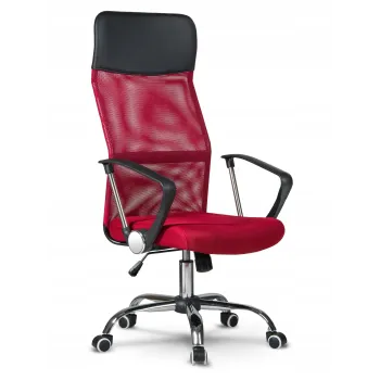 Fotel obrotowy XENOS do gabinetu, biura czerwony
