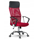Fotel obrotowy XENOS do gabinetu, biura czerwony