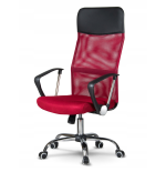 Fotel obrotowy XENOS do gabinetu, biura czerwony