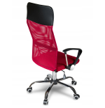 Fotel obrotowy XENOS do gabinetu, biura czerwony