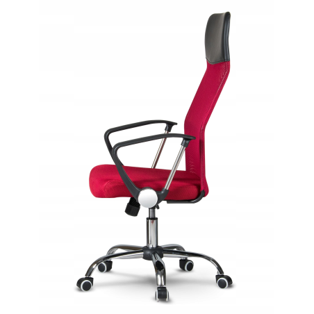 Fotel obrotowy XENOS do gabinetu, biura czerwony