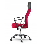 Fotel obrotowy XENOS do gabinetu, biura czerwony
