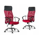 Fotel obrotowy XENOS do gabinetu, biura czerwony