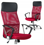 Fotel obrotowy XENOS do gabinetu, biura czerwony