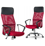 Fotel obrotowy XENOS do gabinetu, biura czerwony