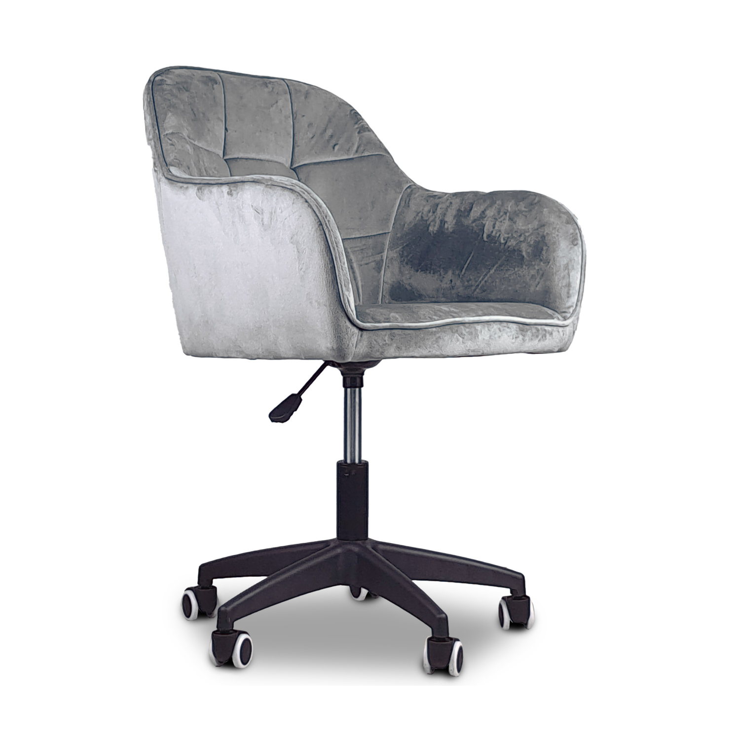 Krzesło/fotel biurowy dla dziecka, salonu, pracowni TRIVAGO szary BL