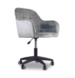 Krzesło/fotel biurowy dla dziecka, salonu, pracowni TRIVAGO szary BL