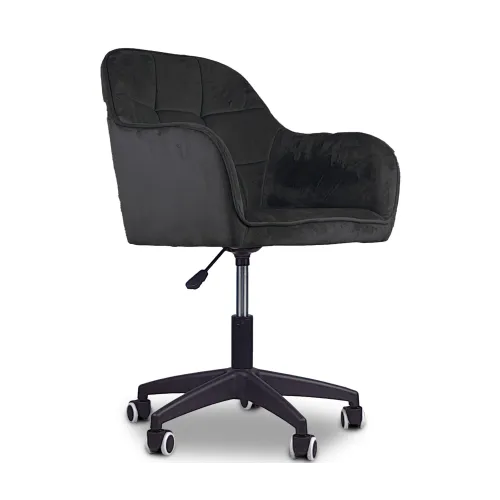 Krzesło/fotel biurowy dla dziecka, salonu, kosmetyczne TRIVAGO CZARNY BL