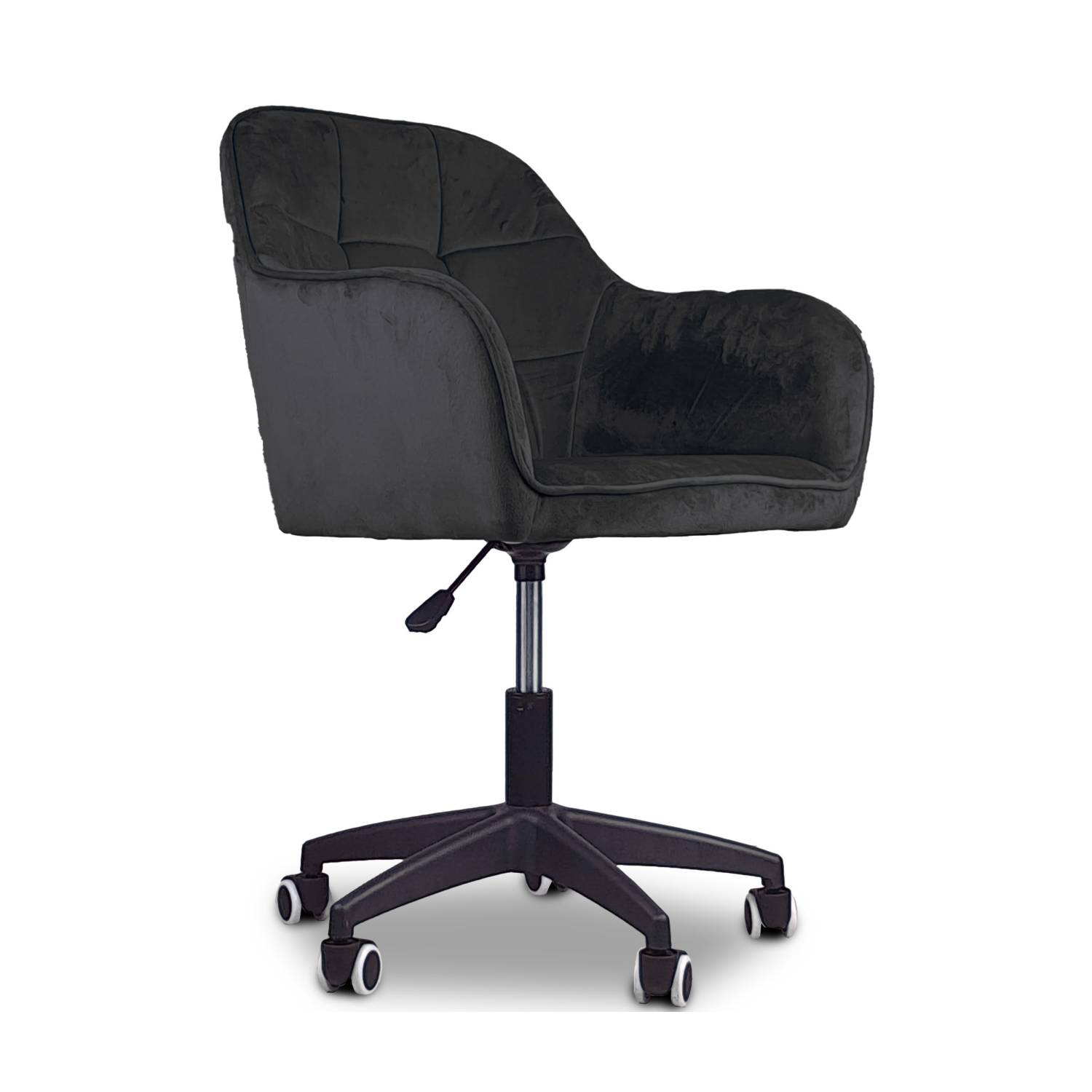 Krzesło/fotel biurowy dla dziecka, salonu, kosmetyczne TRIVAGO CZARNY BL