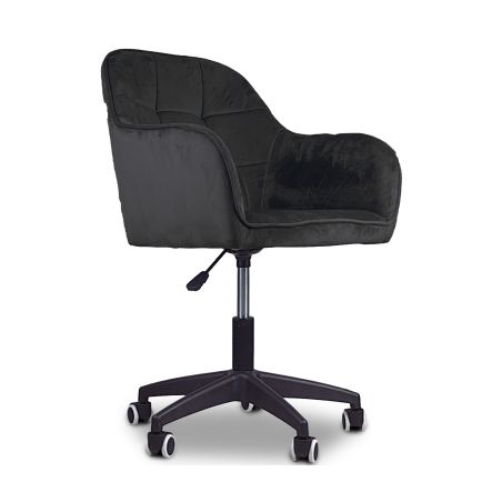 Krzesło/fotel biurowy dla dziecka, salonu, kosmetyczne TRIVAGO CZARNY BL