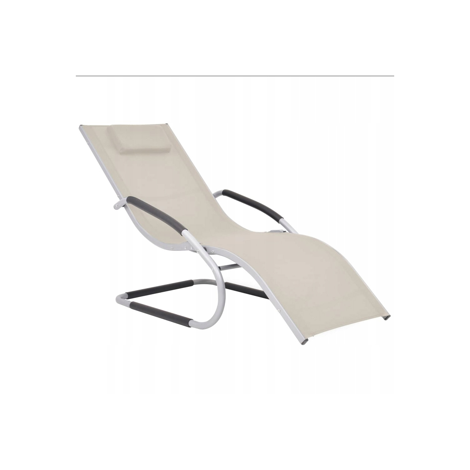 Elegancki nowoczesny Leżak leżanka EDEN Szary