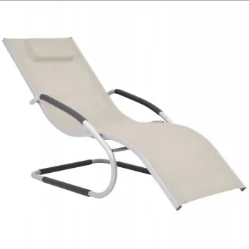 Elegancki nowoczesny Leżak leżanka EDEN Szary