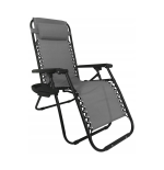 Leżak wzmacniany ZERO GRAVITY szary