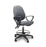 Krzesło biurowe obrotowe ARGO RING SZARO-czarne Ergonomiczne wygodne