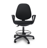 Krzesło biurowe obrotowe ARGO RING CZARNE Ergonomiczne wygodne