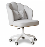 Obrotowy fotel biurowy, krzesło do pracowni, dla dziecka BUENO SZARE