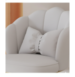 Obrotowy fotel biurowy, krzesło do pracowni, dla dziecka BUENO SZARE