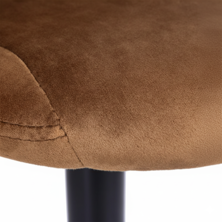 Hoker regulowany Toledo brązowy Velvet