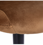 Hoker regulowany, obrotowy Toledo ciemnobrązowy